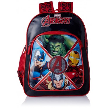 Avengers Red and Black School Bag 16 Inch